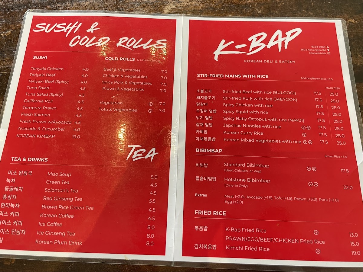 Menu K- Bap Korean Food-10