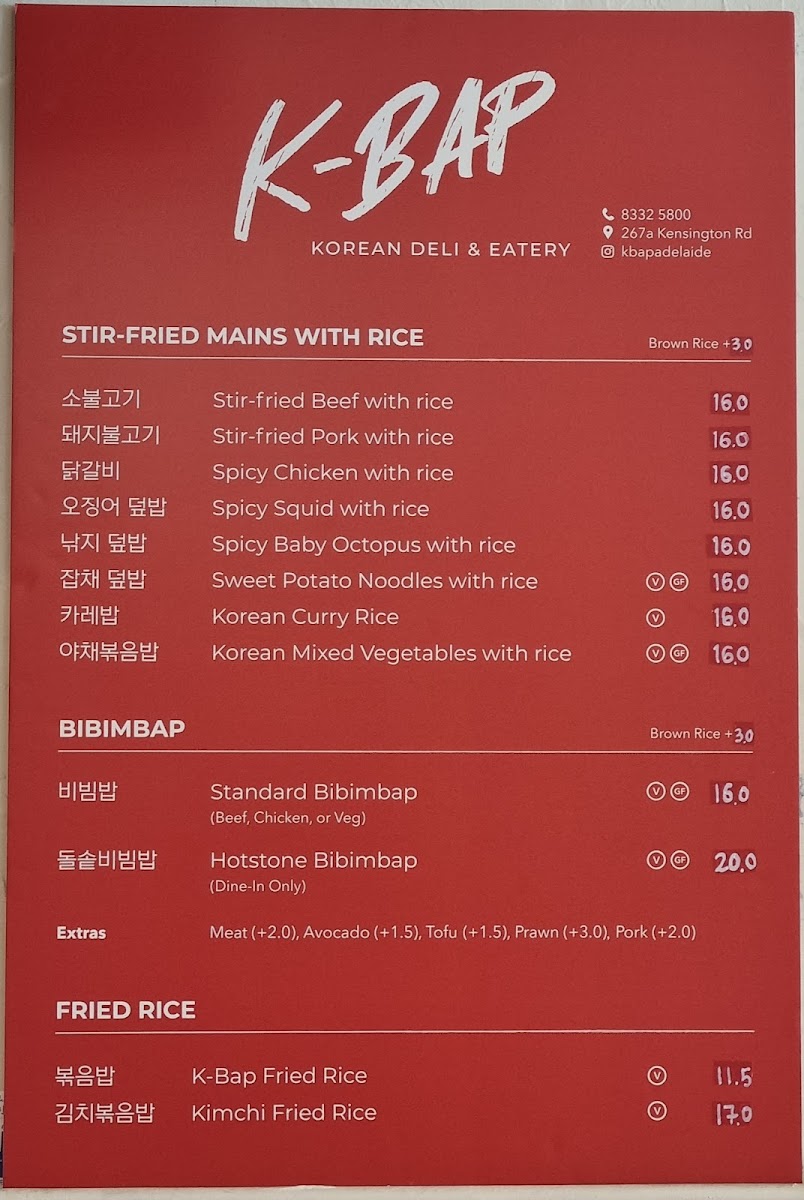 Menu K- Bap Korean Food-5